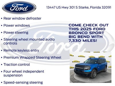 2025 Ford Bronco Sport Big Bend