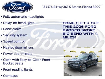 2026 Ford Bronco Sport Big Bend 200A
