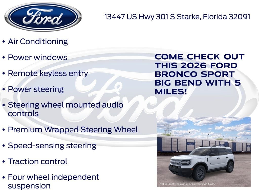 2026 Ford Bronco Sport Big Bend 200A