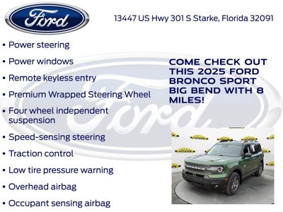 2025 Ford Bronco Sport Big Bend 200A