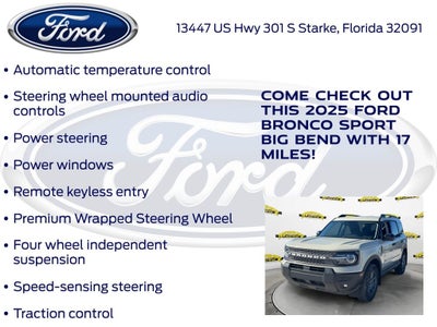 2025 Ford Bronco Sport Big Bend 200A