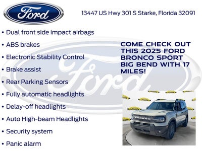 2025 Ford Bronco Sport Big Bend 200A