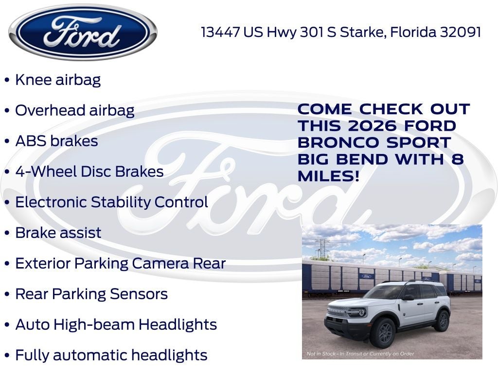 2026 Ford Bronco Sport Big Bend 200A