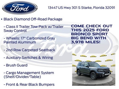 2025 Ford Bronco Sport Big Bend 200A