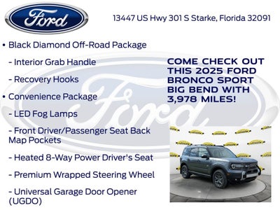 2025 Ford Bronco Sport Big Bend 200A