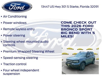 2026 Ford Bronco Sport Big Bend 200A