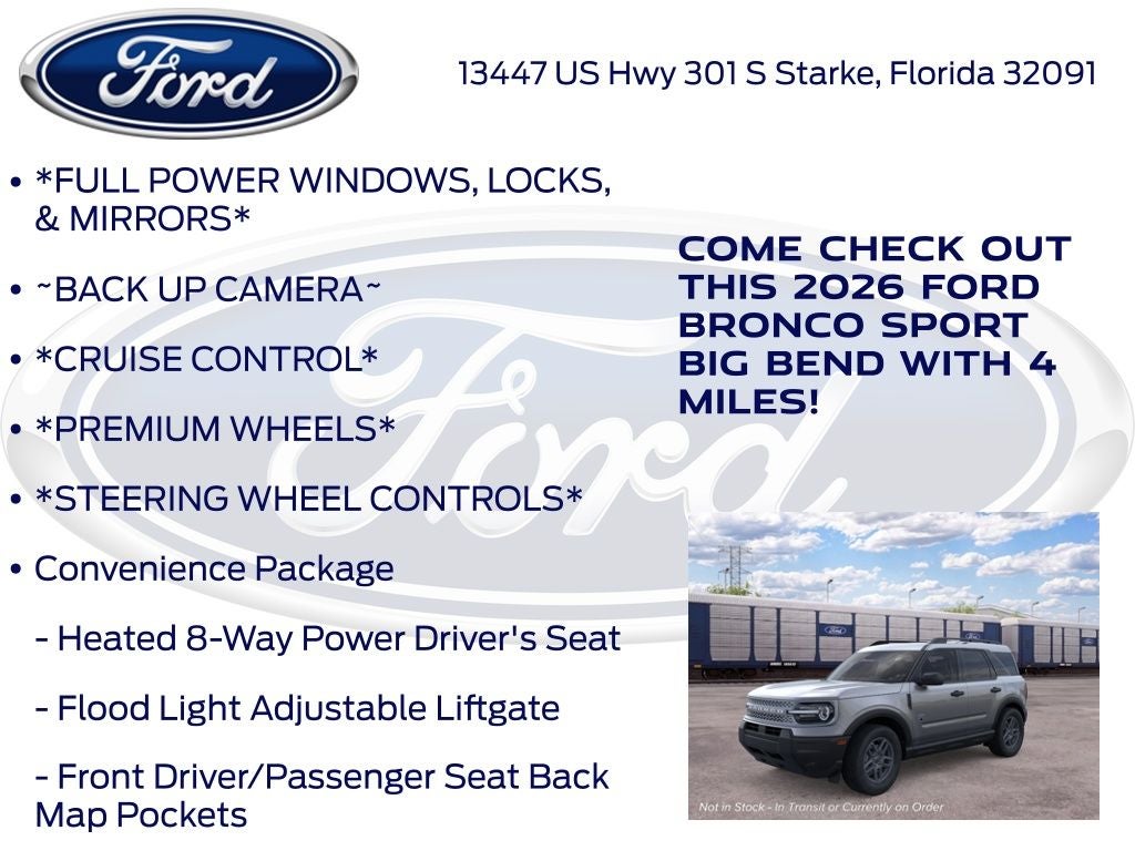 2026 Ford Bronco Sport Big Bend 200A