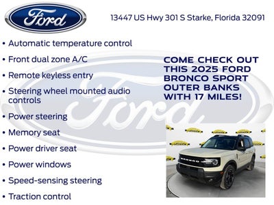 2025 Ford Bronco Sport Outer Banks 300A