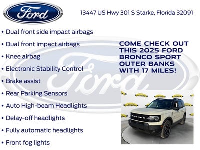 2025 Ford Bronco Sport Outer Banks 300A