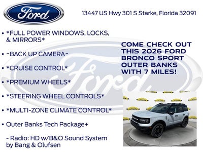 2026 Ford Bronco Sport Outer Banks InTransit