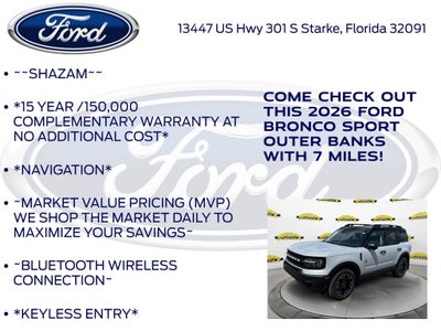2026 Ford Bronco Sport Outer Banks InTransit