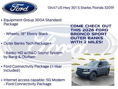 2026 Ford Bronco Sport Outer Banks 300A
