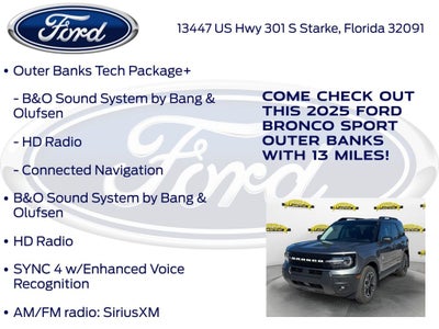 2025 Ford Bronco Sport Outer Banks 300A