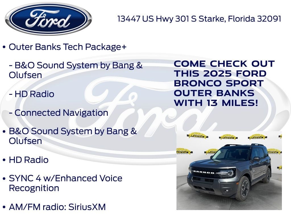 2025 Ford Bronco Sport Outer Banks 300A