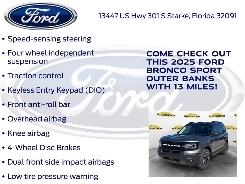 2025 Ford Bronco Sport Outer Banks 300A