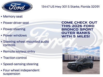 2026 Ford Bronco Sport Outer Banks 300A