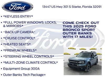 2025 Ford Bronco Sport Outer Banks 300A