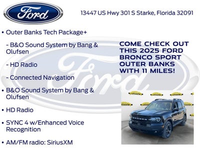 2025 Ford Bronco Sport Outer Banks 300A