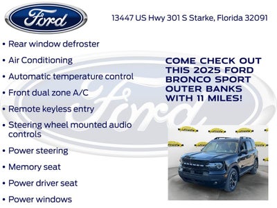 2025 Ford Bronco Sport Outer Banks 300A