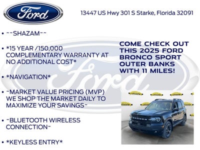 2025 Ford Bronco Sport Outer Banks 300A