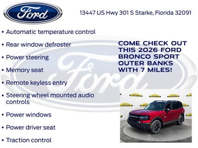 2026 Ford Bronco Sport Outer Banks 300A