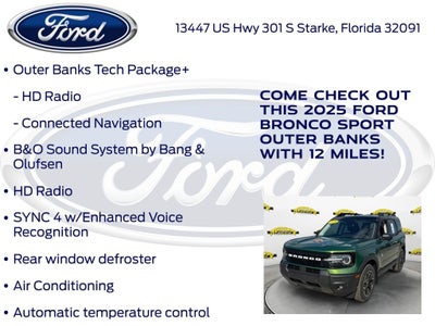 2025 Ford Bronco Sport Outer Banks 300A