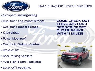 2025 Ford Bronco Sport Outer Banks 300A