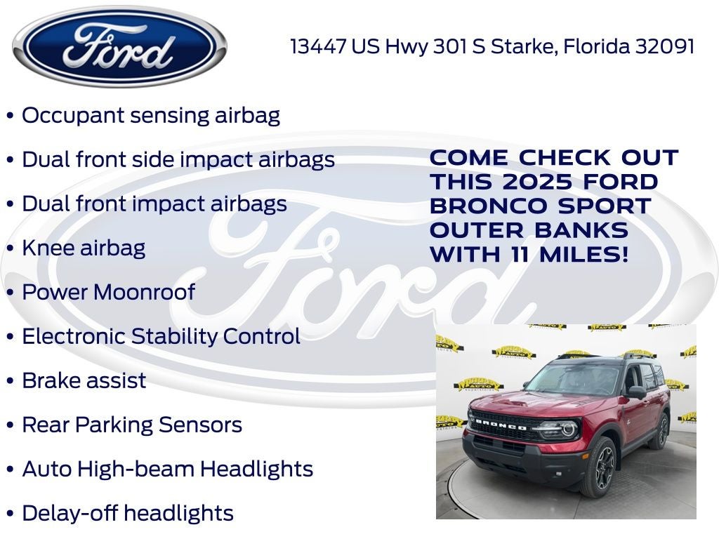 2025 Ford Bronco Sport Outer Banks 300A