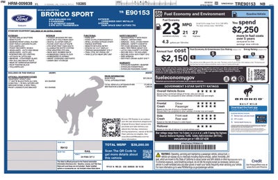 2026 Ford Bronco Sport Badlands 400A