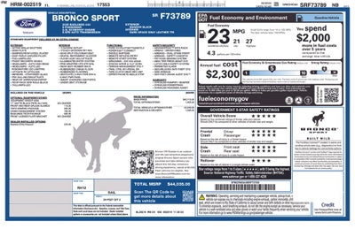 2025 Ford Bronco Sport Badlands 400A