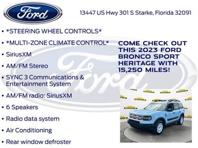 2023 Ford Bronco Sport Heritage