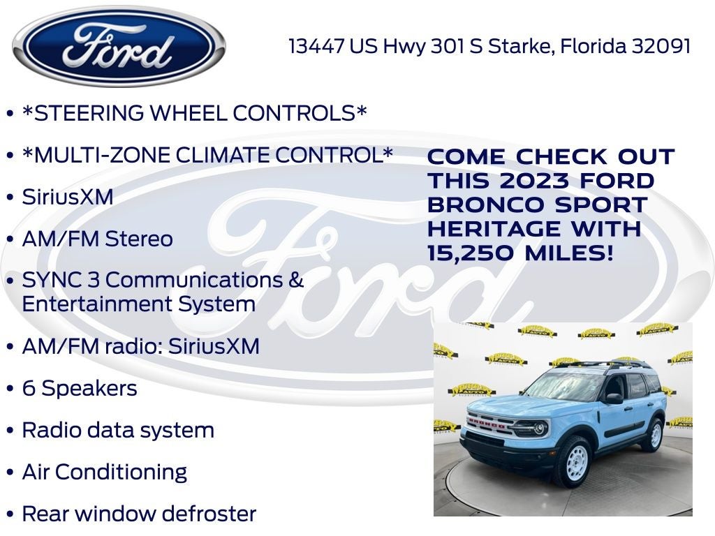 2023 Ford Bronco Sport Heritage
