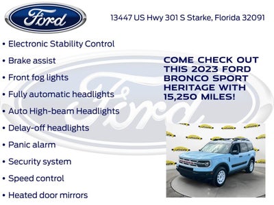 2023 Ford Bronco Sport Heritage