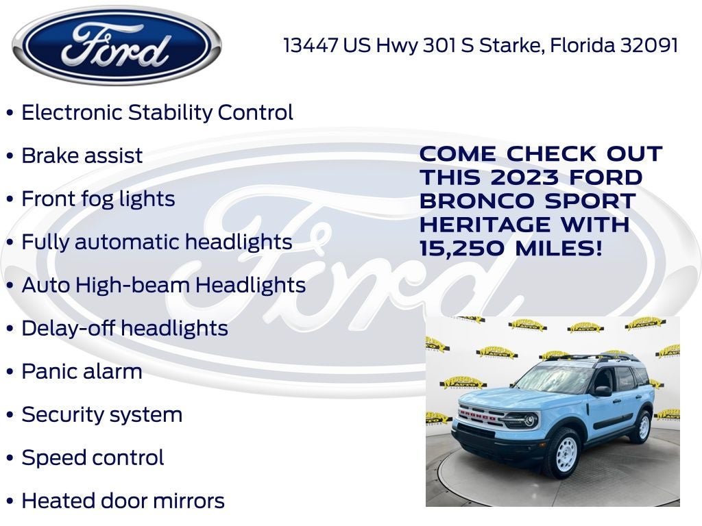 2023 Ford Bronco Sport Heritage