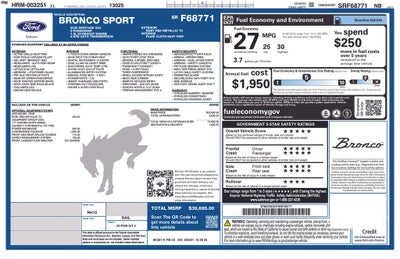 2025 Ford Bronco Sport Heritage 250A