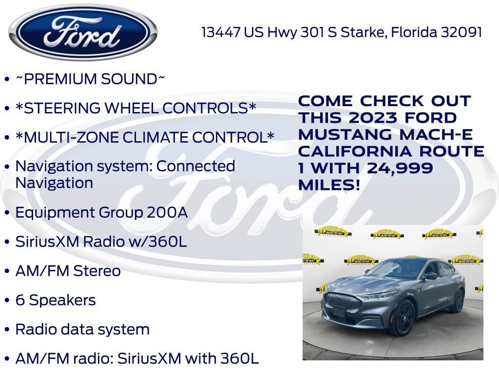 2023 Ford Mustang Mach-E California Route 1