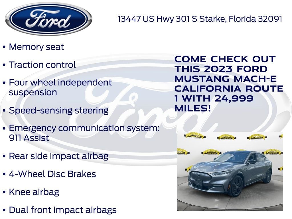 2023 Ford Mustang Mach-E California Route 1