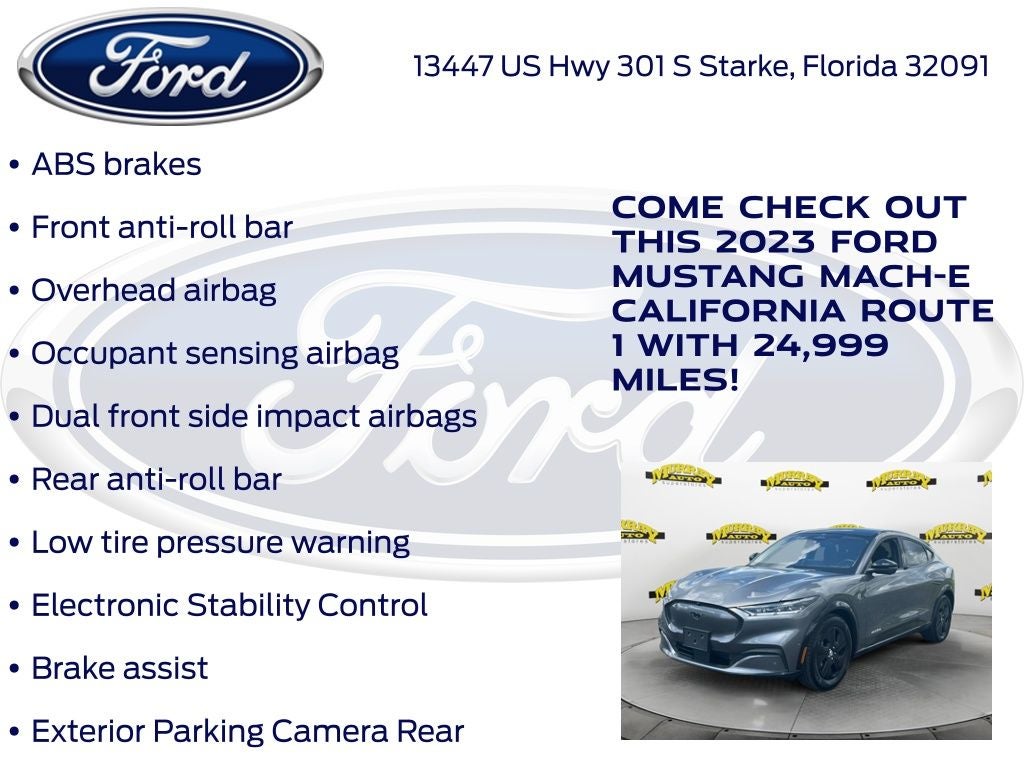 2023 Ford Mustang Mach-E California Route 1