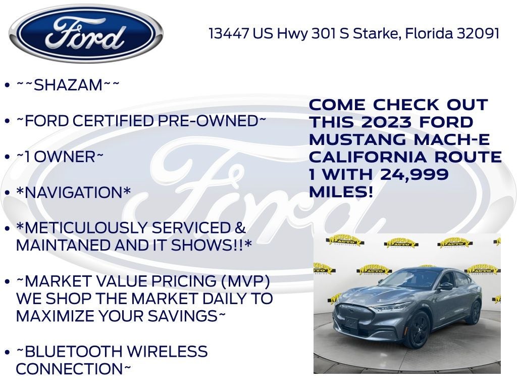 2023 Ford Mustang Mach-E California Route 1