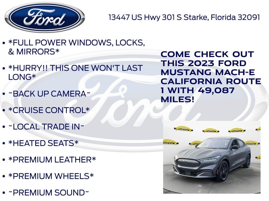 2023 Ford Mustang Mach-E California Route 1
