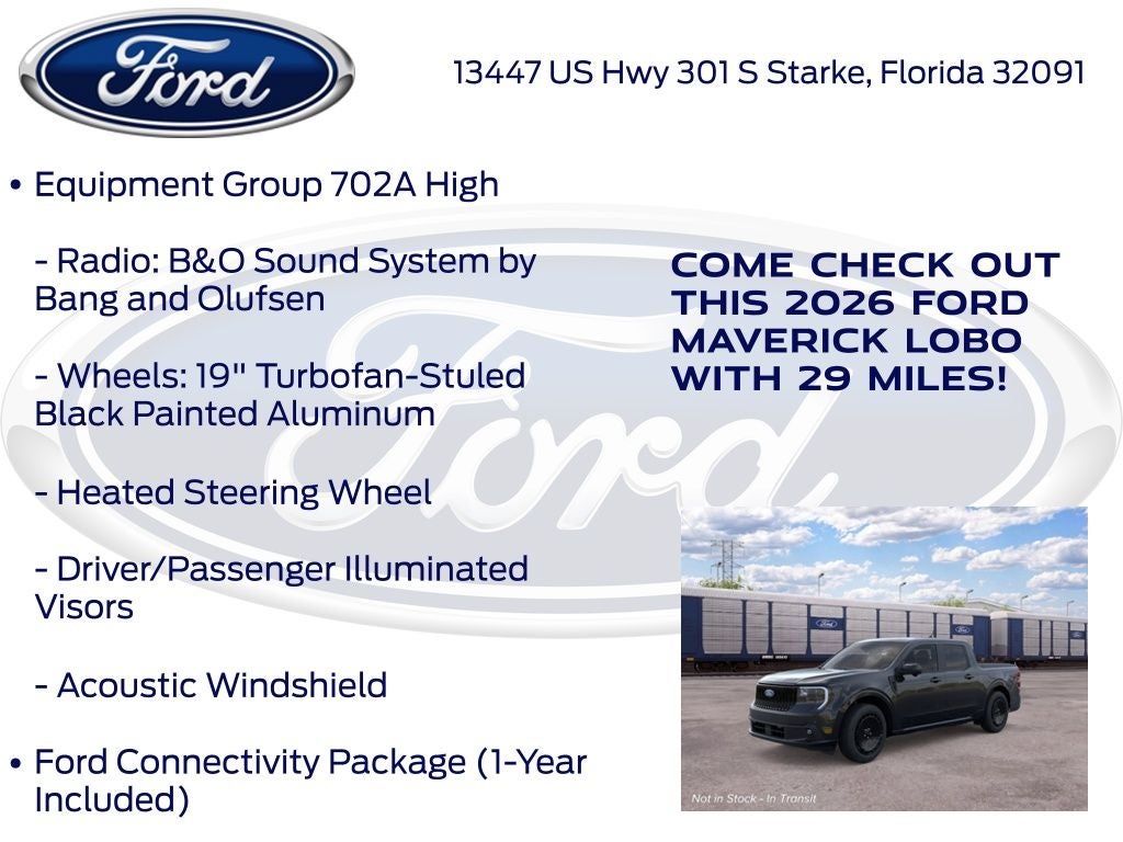 2026 Ford Maverick Lobo High 702A