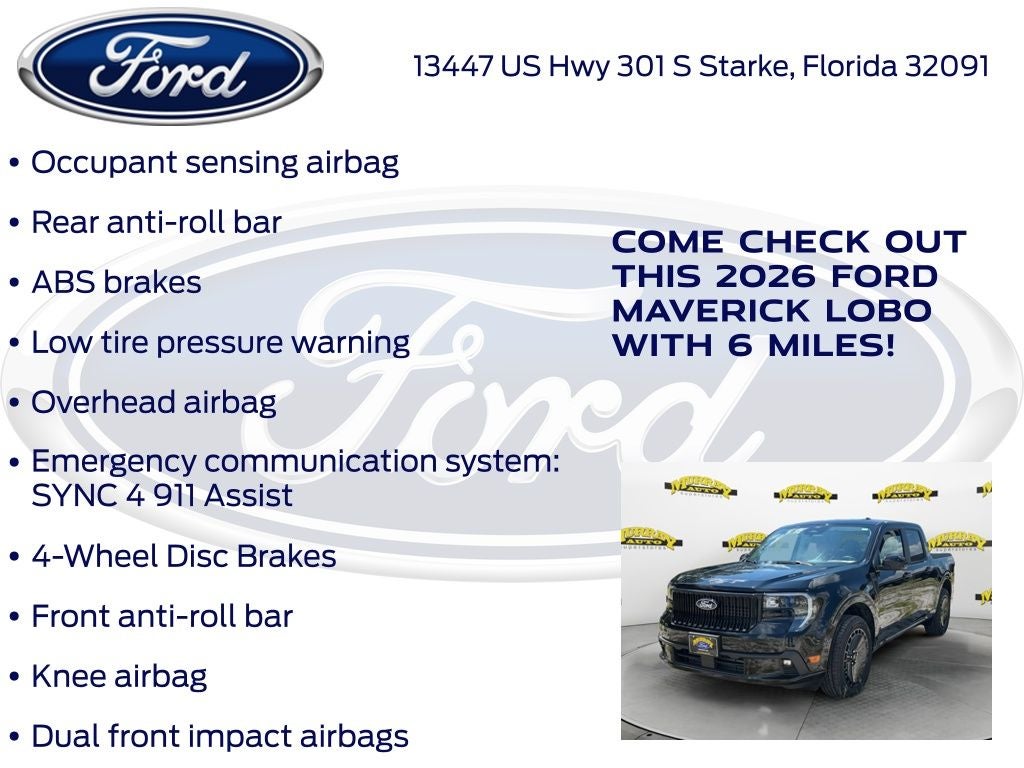 2026 Ford Maverick Lobo Standard 402A