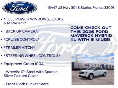 2026 Ford Maverick XL 100A