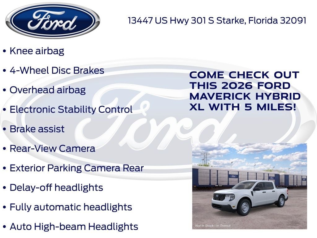 2026 Ford Maverick XL 100A