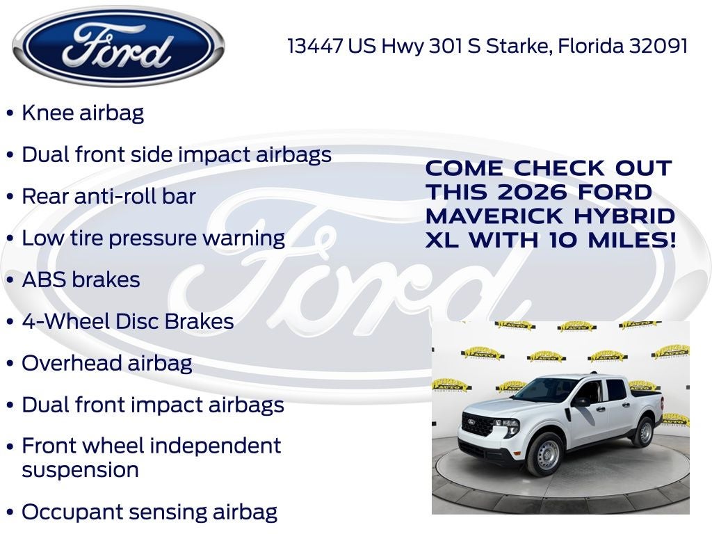 2026 Ford Maverick XL 100A