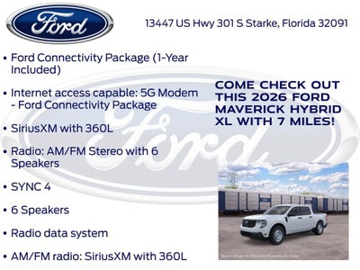 2026 Ford Maverick XL 100A