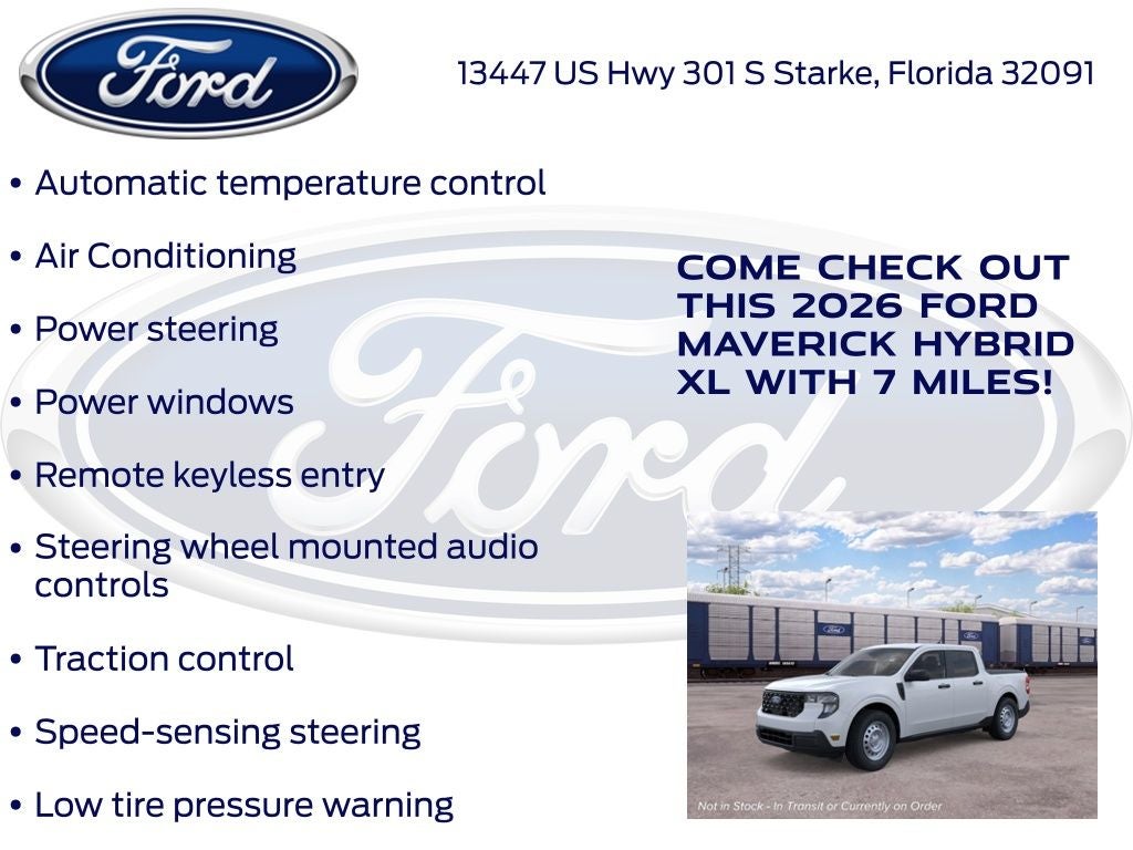 2026 Ford Maverick XL 100A