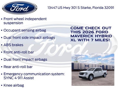 2026 Ford Maverick XL 100A