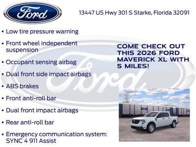 2026 Ford Maverick XL 100A