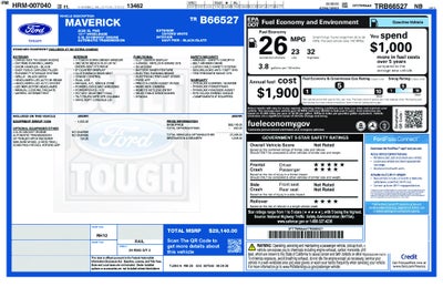 2026 Ford Maverick XL 100A